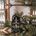 She's Choosing Savannah Ornament | Scratchboard | S524-O