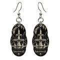 She's Choosing Savannah Earrings | Scratchboard | S524