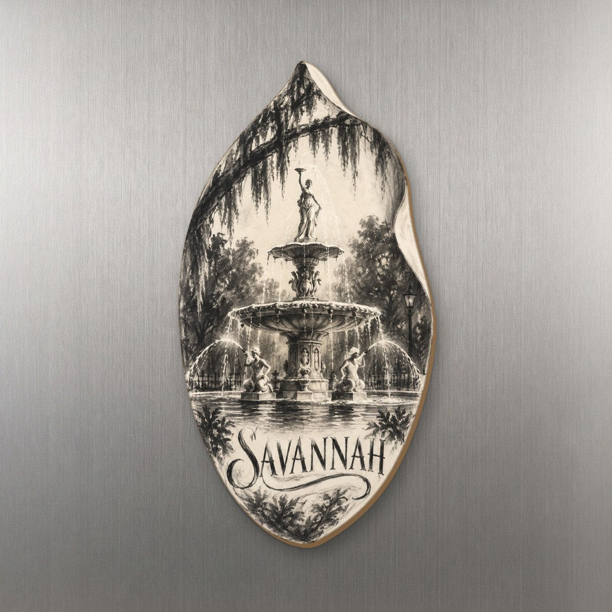 She's Choosing Savannah Magnet | Charcoal Gesture | S525-M