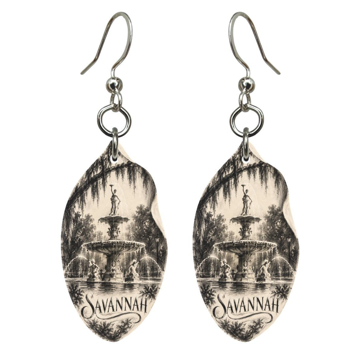 She's Choosing Savannah Earrings | Charcoal Gesture | S525