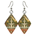 She's Choosing Savannah Earrings | Naive Folk Painting | S528