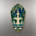 She's Choosing Savannah Magnet | Cloisonné-Inspired Graphic | S530-M