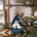 She's Choosing Santa Fe Ornament | Negative-Space Silhouette | S533-O