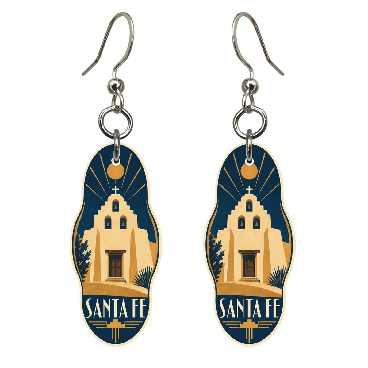 She's Choosing Santa Fe Earrings | Art Deco | S537