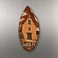 She's Choosing Santa Fe Magnet | Woodcut | S538-M