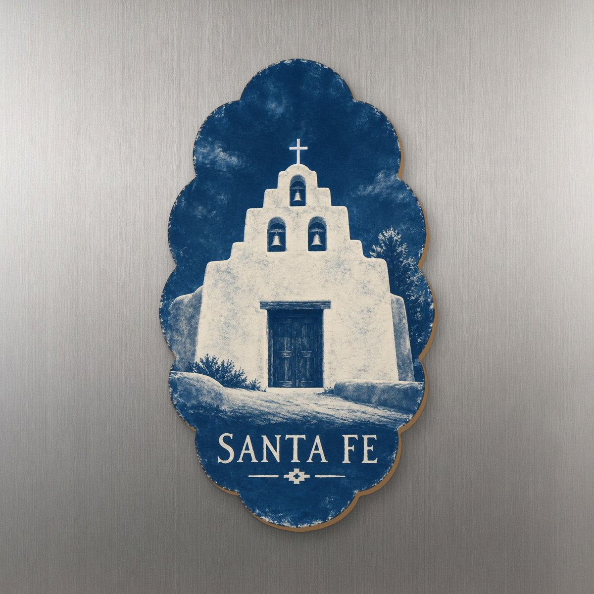 She's Choosing Santa Fe Magnet | Cyanotype-Inspired | S539-M