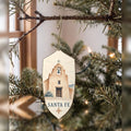 She's Choosing Santa Fe Ornament | Sparse Pointillism | S541-O