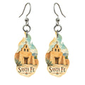 She's Choosing Santa Fe Earrings | Pen and Watercolor Wash | S545