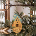 She's Choosing Santa Fe Ornament | Naive Folk Painting | S546-O