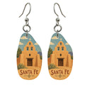 She's Choosing Santa Fe Earrings | Naive Folk Painting | S546