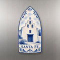 She's Choosing Santa Fe Magnet | Blue-And-White Ceramic Illustration | S547-M