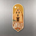 She's Choosing Santa Fe Magnet | Typographic Illustration | S549-M