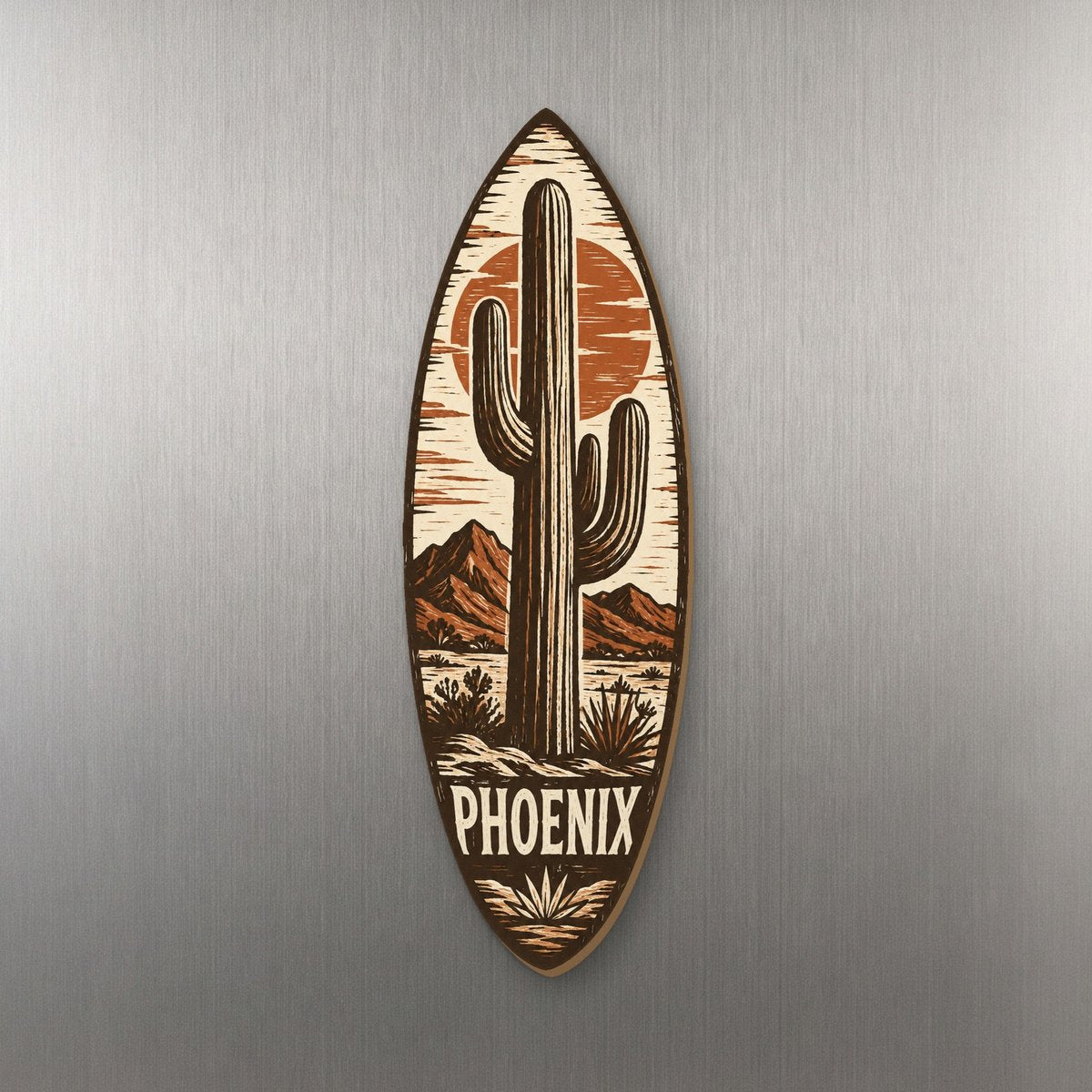 She's Choosing Phoenix Magnet | Woodcut | S556-M