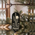 She's Choosing Phoenix Ornament | Scratchboard | S560-O