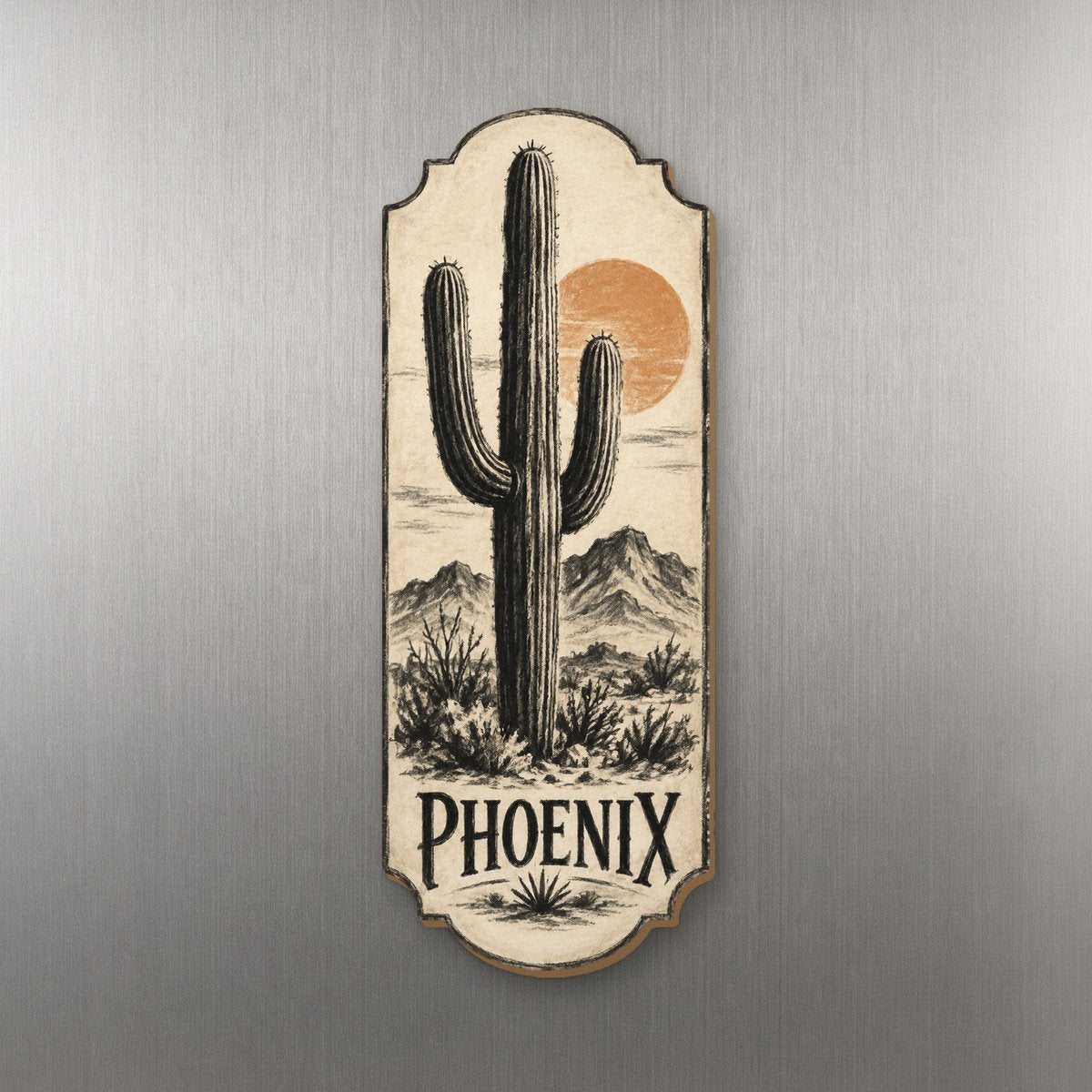 She's Choosing Phoenix Magnet | Charcoal Gesture | S561-M