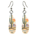 She's Choosing Phoenix Earrings | Restrained Watercolor | S562