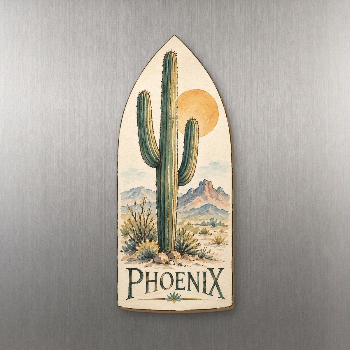 She's Choosing Phoenix Magnet | Pen and Watercolor Wash | S563-M