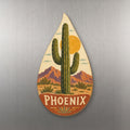 She's Choosing Phoenix Magnet | Naive Folk Painting | S564-M