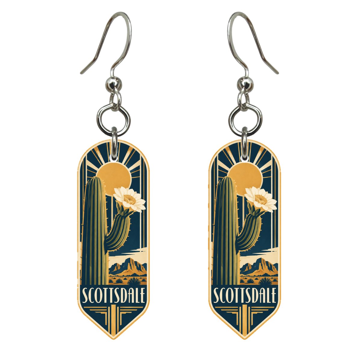 She's Choosing Scottsdale Earrings | Art Deco | S573