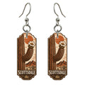 She's Choosing Scottsdale Earrings | Woodcut | S574