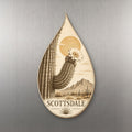 She's Choosing Scottsdale Magnet | Etching-Inspired Linework | S576-M