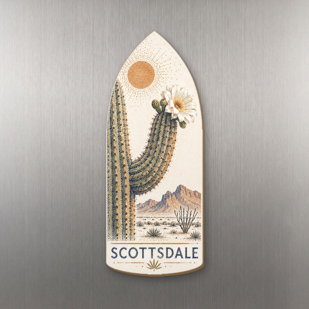 She's Choosing Scottsdale Magnet | Sparse Pointillism | S577-M