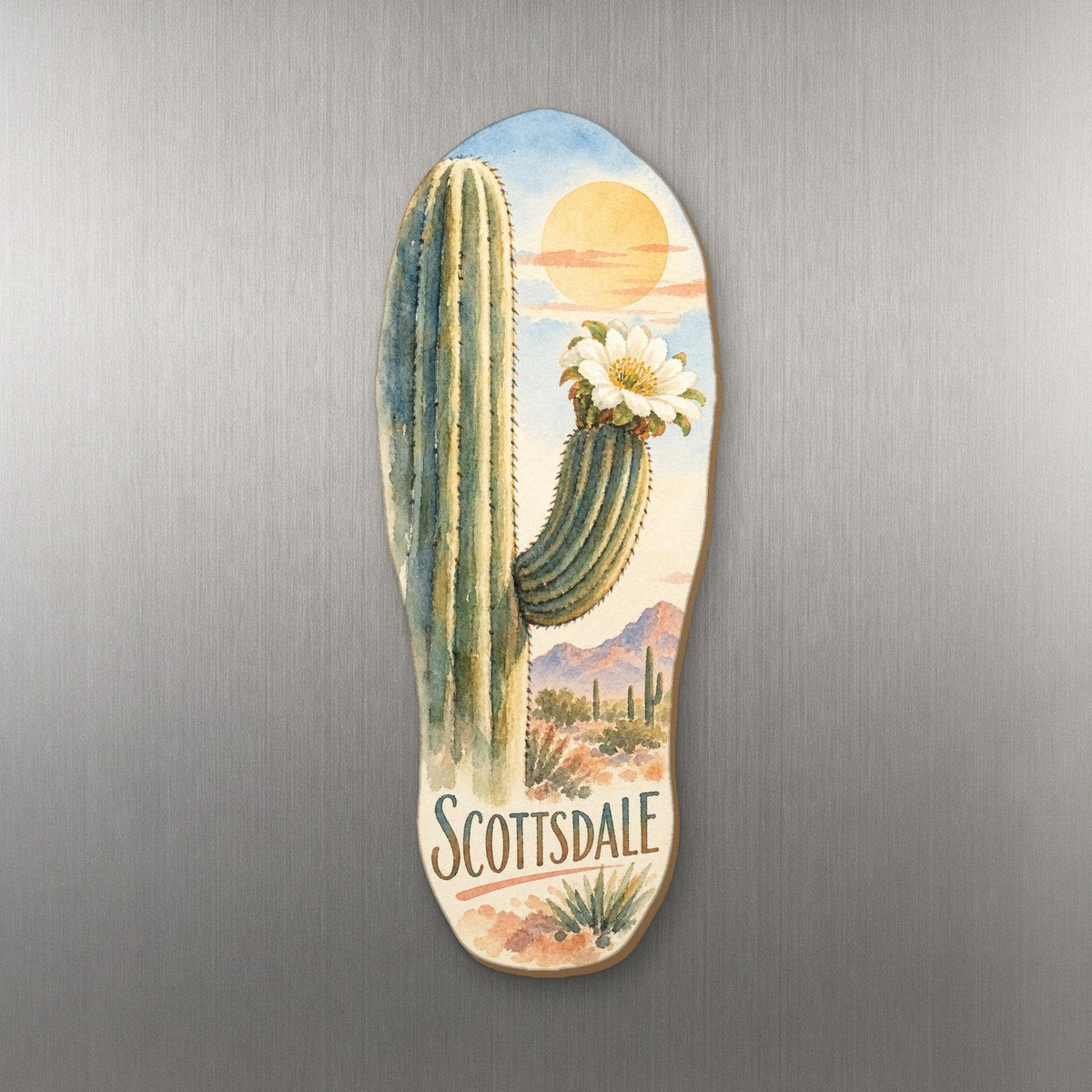 She's Choosing Scottsdale Magnet | Restrained Watercolor | S580-M