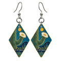 She's Choosing Scottsdale Earrings | Cloisonné-Inspired Graphic | S584