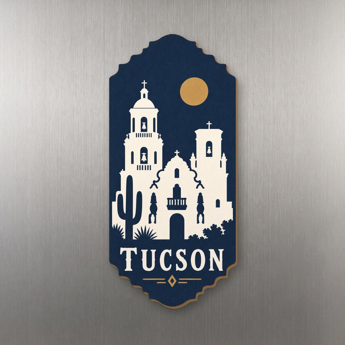 She's Choosing Tucson Magnet | Negative-Space Silhouette | S587-M