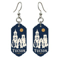 She's Choosing Tucson Earrings | Negative-Space Silhouette | S587