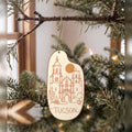 She's Choosing Tucson Ornament | Continuous-Line Drawing | S588-O