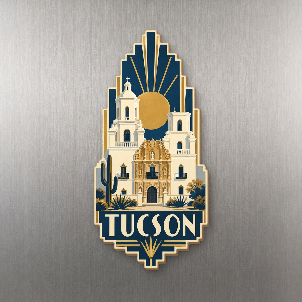 She's Choosing Tucson Magnet | Art Deco | S591-M