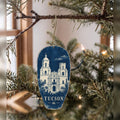 She's Choosing Tucson Ornament | Cyanotype-Inspired | S593-O