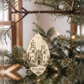 She's Choosing Tucson Ornament | Etching-Inspired Linework | S594-O