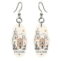 She's Choosing Tucson Earrings | Sparse Pointillism | S595
