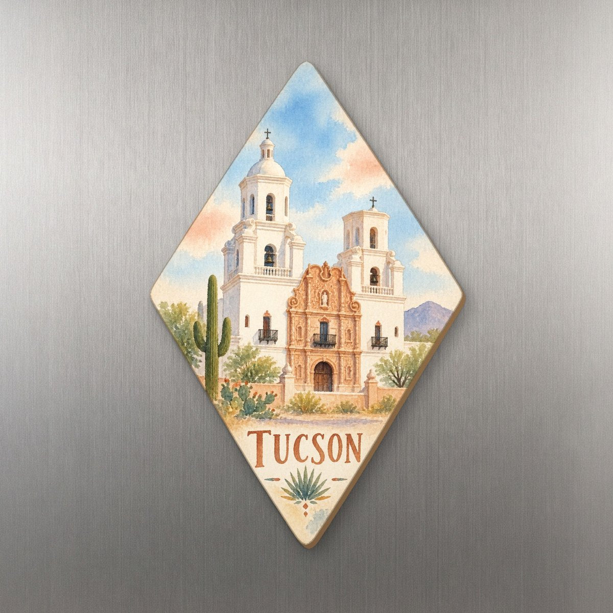 She's Choosing Tucson Magnet | Restrained Watercolor | S598-M