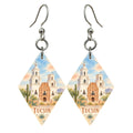 She's Choosing Tucson Earrings | Restrained Watercolor | S598