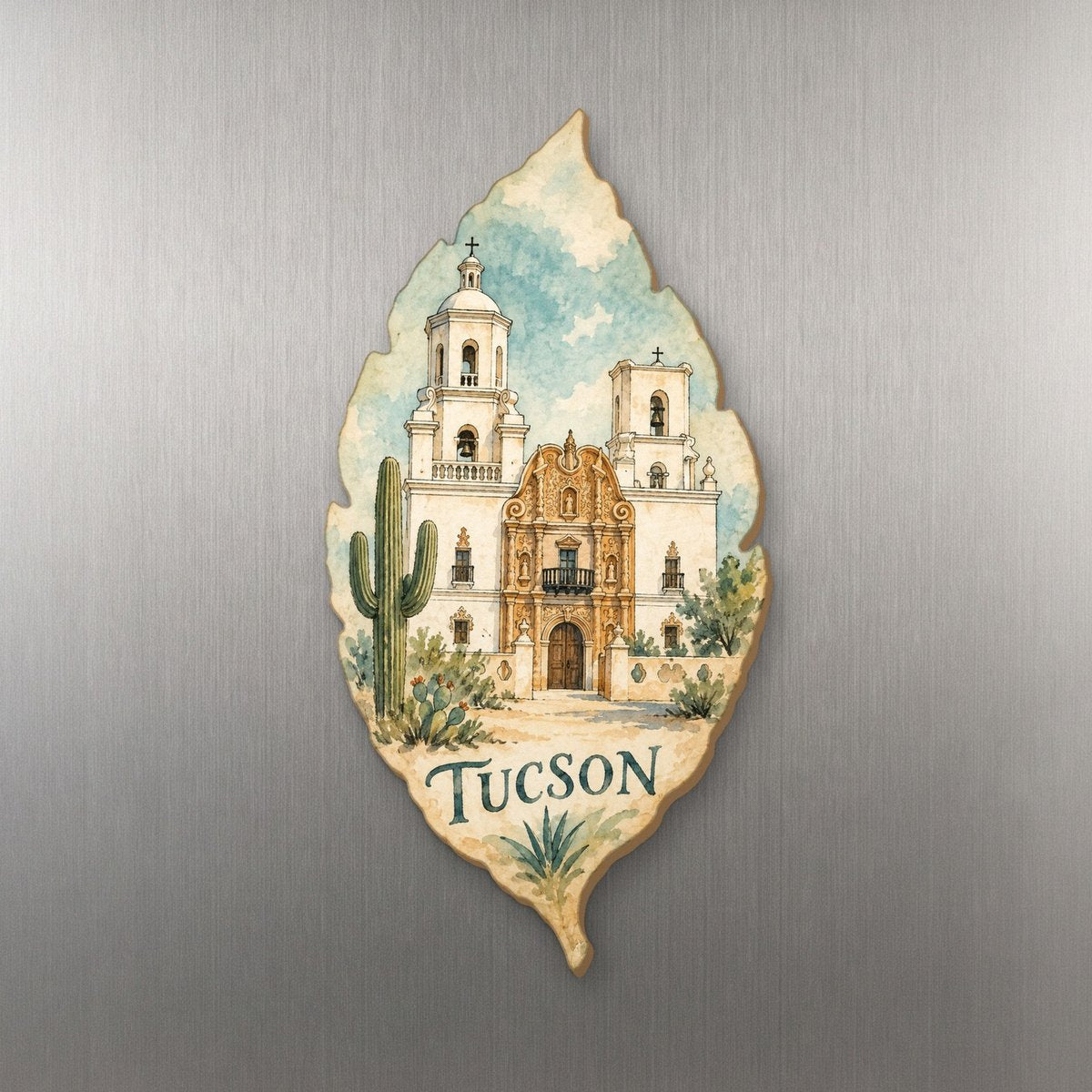 She's Choosing Tucson Magnet | Pen and Watercolor Wash | S599-M