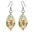 She's Choosing Tucson Earrings | Pen and Watercolor Wash | S599