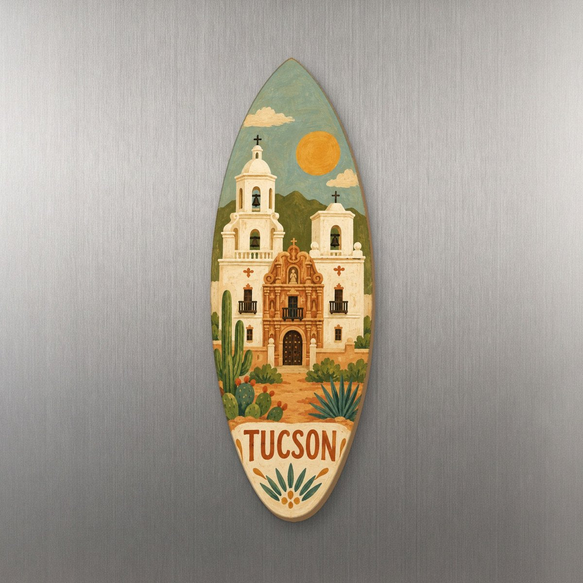 She's Choosing Tucson Magnet | Naive Folk Painting | S600-M