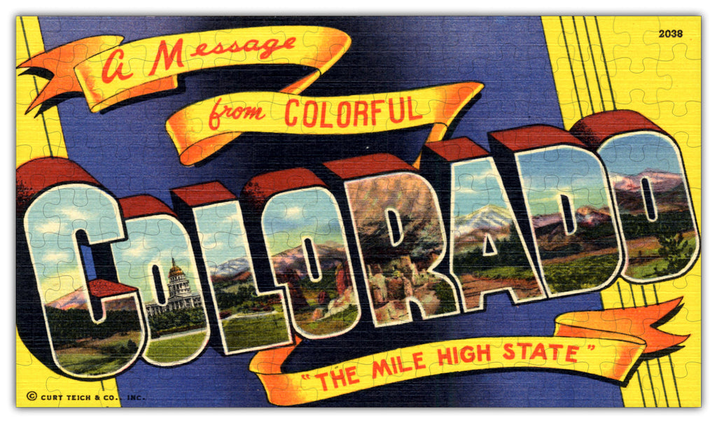 Colorado State Jigsaw Puzzle - 144PCS - #S606