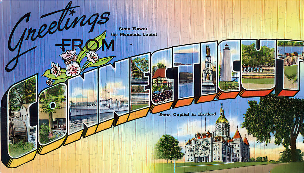 Connecticut State Jigsaw Puzzle - 144PCS - #S607