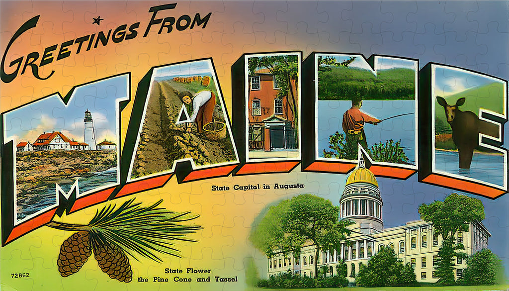 Maine State Jigsaw Puzzle - 144PCS - #S619