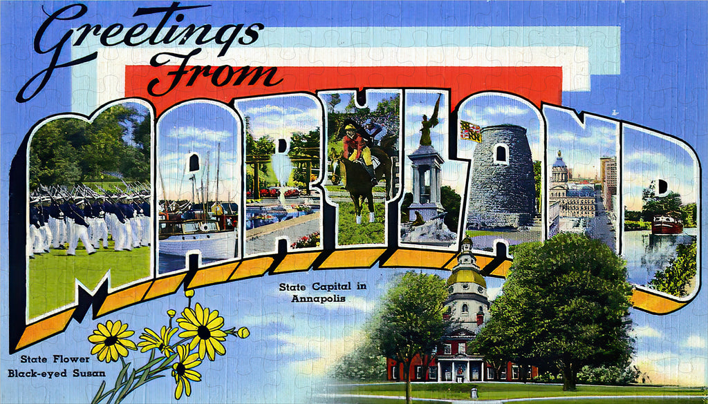 Maryland State Jigsaw Puzzle - 144PCS - #S620