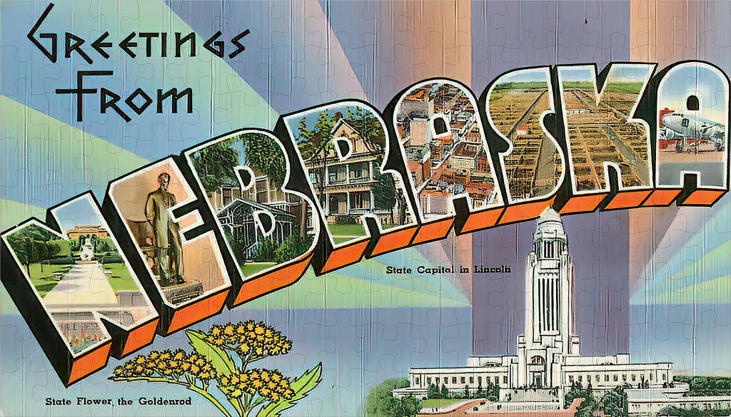 Nebraska State Jigsaw Puzzle - 144PCS - #S627