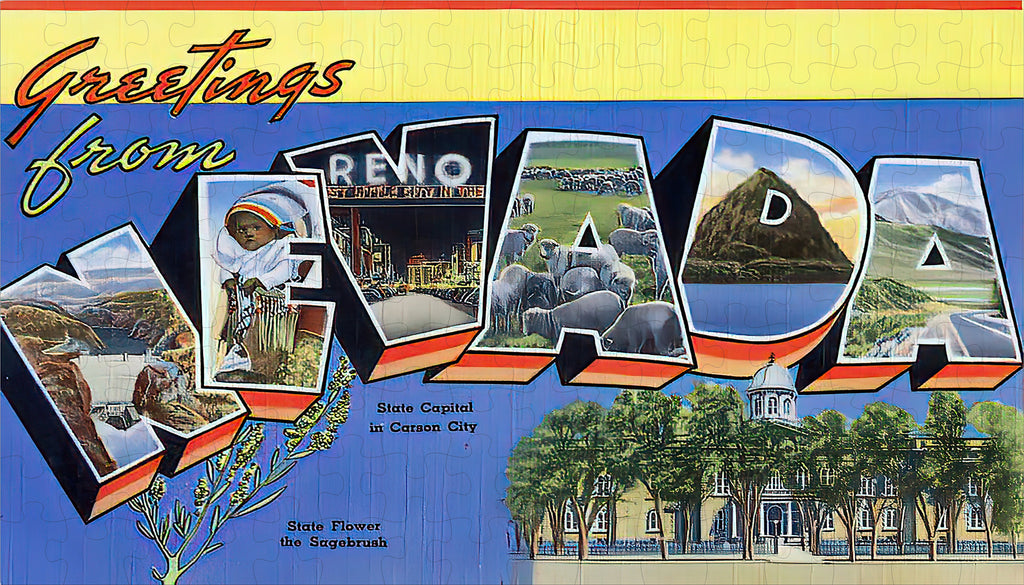 Nevada State Jigsaw Puzzle - 144PCS - #S628