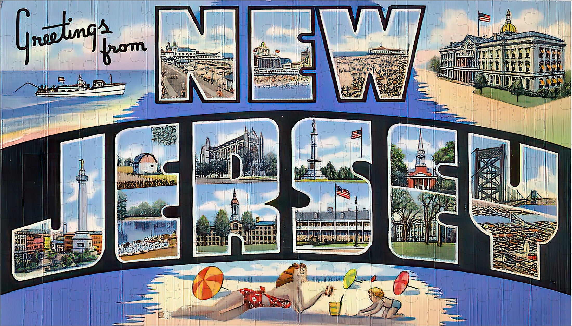 New Jersey State Jigsaw Puzzle - 144PCS - #S630