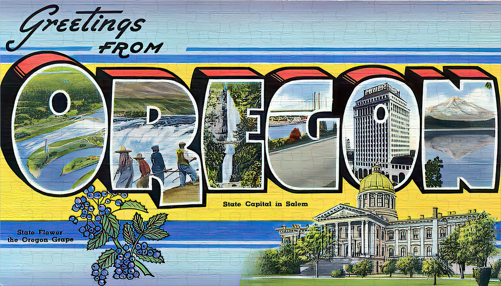 Oregon State Jigsaw Puzzle - 144PCS - #S637