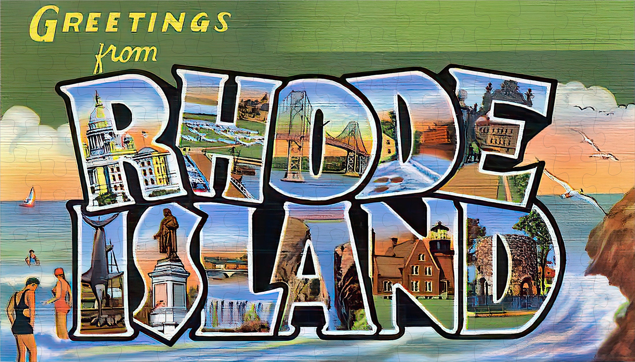 Rhode Island State Jigsaw Puzzle - 144PCS - #S639