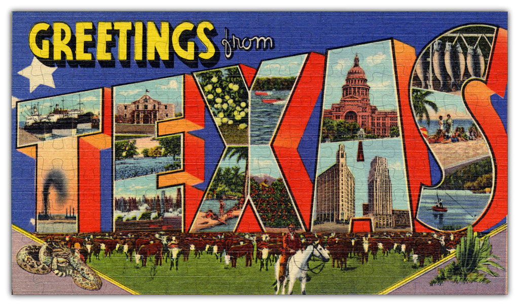 Texas State Jigsaw Puzzle - 144PCS - #S643